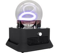 Toroid Circuit Plasma Ring Drive Plasma Ball - Kit de anillo de xenón luminiscente con globo de cristal, diámetro de la bola de 13 cm, para decoración del hogar, educación, señalización de emergencia