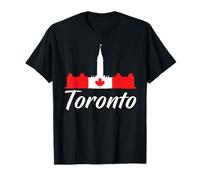 Toronto Canadá Animales Mapa Camiseta