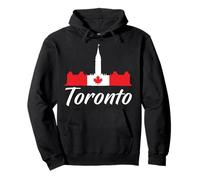Toronto Canadá Animales Mapa Sudadera con Capucha