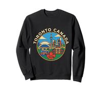 Toronto Canadá Round Travel Souvenir City Tourist Gift Sudadera