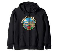 Toronto Canadá Round Travel Souvenir City Tourist Gift Sudadera con Capucha