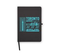 Toronto City Travel Canada - Cuaderno de viaje, páginas en blanco, cubierta de piel sintética, planificador, diario, cuaderno de trabajo