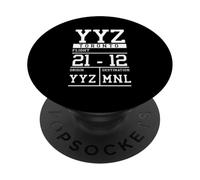 Toronto Flight Funny Canadá PopSockets PopGrip Adhesivo