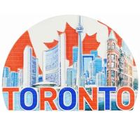 Toronto Ontario Canadá Imán para nevera, turismo, recuerdo turístico, decoración de nevera, calcomanía magnética 3D