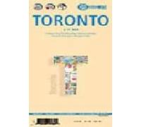 Toronto, plano callejero plastificado. Escala 1:17.500. Borch.: Toronto City, The Beaches, Toronto Islands, Toronto & Region, Niagara Falls (Borch Map)