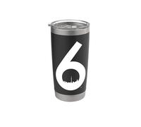 Toronto The 6 T Dot Six Canadá Ontario City Vaso térmico de acero inoxidable de doble pared
