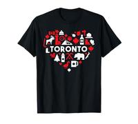 Toronto trébol Canadá Rojo Blanco Camiseta