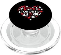 Toronto trébol Canadá Rojo Blanco PopSockets PopGrip para MagSafe