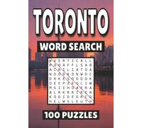 Toronto Word Search: 100 Pages of Canada Puzzles, Word Scramble, Word Find, and Vocabulary Activities for Kids, Adults, and Seniors