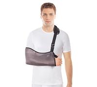 TOROS-GROUP Cabestrillo Brazo, Cabestrillo Hombro Inmovilizador Con Una Almohadilla De Espuma Para El Cuello, Cabestrillo Para Hombro Para Muñeca Rota, Codo, Brazo, Hombro Dislocado X-Small Gris