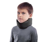 TOROS-GROUP Collarín Cervical ergonómico; Soporte para el Cuello; 100% algodón Small Negro