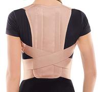 TOROS-GROUP Corrector de postura para hombre y mujer para una postura perfecta (beige, grande)