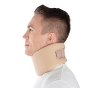 TOROS-GROUP Cuello ortopédico Schantza Suave para Tratamiento y rehabilitación de la región Cervical, Altura del Cuello 12 cm, Beige Grande