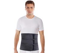 TOROS GROUP MANUFACTURE Cinturón abdominal de sujeción; Sujeción de espalda; Banda de sujeción abdominal;Cinturón de soporte postoperatorio; 31cm de altura XX-Large Negro