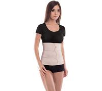 TOROS GROUP MANUFACTURE Cinturón abdominal de sujeción; Sujeción de espalda; Banda de sujeción abdominal; Cinturón de soporte postoperatorio; 31cm de altura Small Beige 75-85 cm