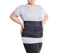 TOROS-GROUP MANUFACTURE - Cinturón lumbar (6 costillas/altura 31 cm, cintura grande, X-Large 106-115 cm), color negro