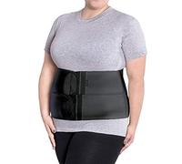 TOROS GROUP MANUFACTURE Cinturón soporte postoperatorio Faja postparto y postoperatorio Apoyo de los músculos abdominales y lumbosacro Altura 24 cm Unisex Large Negro