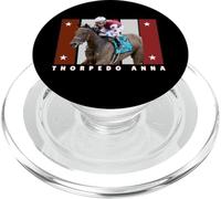 Torpedo Anna Horse, Carreras de Caballos, del Mar, Camisa Santa Anita PopSockets PopGrip para MagSafe