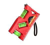 Torpedos Niveles y Regla 180/90/45/45 grados Burbuja Horizontales Regla Niveles de Espíritu para Carpintería Herramienta Espíritu