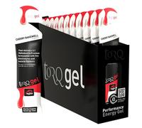 Torq Gel Energético Cereza Bakewell - Deportes, ciclismo, geles para correr con 30 g de carbohidratos, caja de 15
