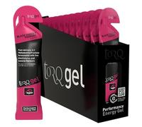 Torq Gel Energético Yogur de Cereza Negra - Deportes, ciclismo, geles para correr con 30 g de carbohidratos, caja de 15