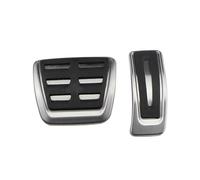 TorqCore Cubierta de pedal coche, Compatible for A5 B8 2007-2015 A4 8K 2008-2015 Q5 8R 2005-2017 A6 C7 RHD AT Reposapiés freno combustible cubiertas pedal freno(AT without Rest)