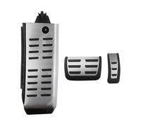 TorqCore Cubierta de pedales for coche, Compatible for A6 4F C6 S6 2008-2012 AT LHD, accesorios deportivos for cubiertas pedal freno(Rest and at)