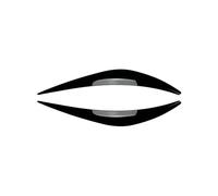 TorqCore Embellecedor De Cejas For Faros Delanteros, Compatible for Infiniti, Q50 2014-2023 moldura del marco de la ceja del faro(Glossy Black)