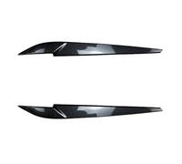 TorqCore Embellecedor De Pegatinas For Cejas Faro Delantero Coche, Compatible for, X5 X6 F15 F16 2014-2018 moldura del marco de la ceja del faro(Carbon Look)