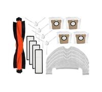 TorqCore Filtro de Cepillo Lateral, Compatible for aspiradora Robot Xiaomi, X10 B102GL, paños fregado Principales filtros de Barrido de Bordes