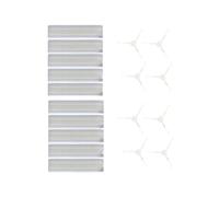 TorqCore Filtro de Cepillo Lateral, Compatible for aspiradoras robóticas Rowenta Explorer Serie 60, RR7455, 7447 y Tefal filtros de Barrido de Bordes