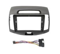 TorqCore Panel estéreo automóvil, Compatible for Hyundai, ELANTRA 2006-2011, kit de instalación de moldura de CD con marco de radio 2DIN de 9 PULGADAS LHD Panel de control estéreo(Only cord)