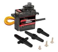 Torque Digital - 1.26 Inch 1.4Kg RC Servo Motor for Smooth Precision, 180 Degree Rotation with Stable Control Function, Servo for Robotics Model Cars Boats Aircraft, Black, Box Packaging
