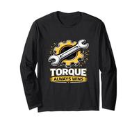 Torque Siempre GANA Wrench-Gear Power Graphic Manga Larga