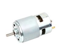 Torques de aleación 775 Motor de eje redondo 12 V 24 V Motor de precisión para robótica, taladros eléctricos y equipos de automatización, motor de engranaje de aleación para modelos