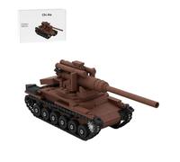 Torquino Chi-Ha - Bloque de construcción de tanques de la Segunda Guerra Mundial, kit de modelo de tanque de batalla principal del ejército japonés, juegos de construcción de vehículos militares