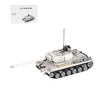 Torquino IS-2 - Juego de bloques de construcción de tanques, kit de modelo de tanque de batalla principal, juegos de construcción de vehículos militares de la Segunda Guerra Mundial, modelo militar