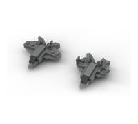 Torquino Juego de bloques de construcción de complemento de portaaviones de la marina de guerra a escala 1/300, kit de construcción de modelo de acorazado militar, regalo para adultos, 652 piezas (8