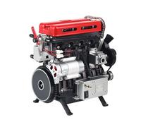 Torquino Kit de modelo de motor de metal L4, construye tu propio motor de coche en línea que funciona, más de 364 piezas de modelos de ingeniería para adultos