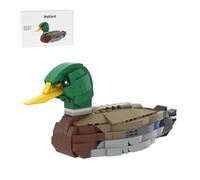 Torquino Mallard - Juego de bloques de construcción de pájaros, kit de modelo de animales de pájaro, ladrillo de construcción para adultos, MOC-199926 (301 piezas)