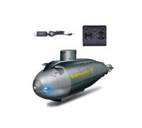 Torquino Mini submarino a control remoto, 6 canales de simulación RC submarino nuclear impermeable con control de 6 direcciones, modelo de barco eléctrico, regalo para adultos
