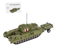 Torquino MK IV Churchill Tank Building Blocks Set, kit de modelo de tanque de batalla principal, juegos de construcción de vehículos militares WW2, modelo militar coleccionable para adultos, 903