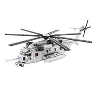 Torquino Mocsage MOC-127265 CH-53E Super Stallion - Juego de bloques de construcción de partículas pequeñas con temática militar moderna (2240 piezas)