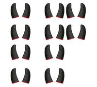 TORR 20 Uds Mangas para Juegos Una de Sudor para Dedos Mangas para Juegos Impermeables Pulgares para Dedos Controlador de Juegos Cubierta para Dedos