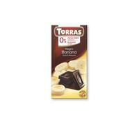 Torras Chocolate Negro con Banana 75g