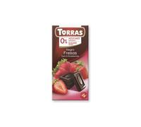 Torras Chocolate Negro con Fresa 75g