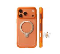 TORRAS Compatible con iPhone 17 Pro MAX Funda Magnética con Soporte Ostand Q3 Air, Naranja