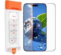 TORRAS OrigArmor AR - Protector de pantalla para iPhone 17 Pro Max 100% antirreflectante, cobertura completa 3D, vidrio templado irrompible de grado militar 9H + 0 errores de montaje