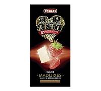 Torras Zero Chocolate Blanco Con Fresas 125 Gr 125 Gramos Coleccion Zero 125 ml