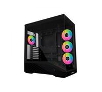 Lian Li Caja ATX Vector V100 Negro, vidrio templado, panel frontal de malla, USB-C